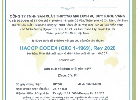 Chứng nhận